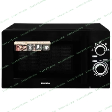 Микроволновая печь Hyundai HYM-M2058 черный, 20 л, 700 Вт, переключатели - поворотный механизм