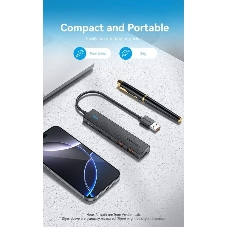 Концентратор Vention CHSBB, USB, USB Type-C/USB, USB