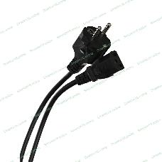 Кабель компьютер - розетка 220V (EURO) 1.8м, 3G 0,75мм медь, Telecom