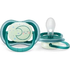 Пустышка Philips Avent ultra air, ночная, месяц, 6-18 мес., 1 шт.