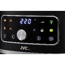 Аэрогриль JVC JK-MB055 черный, 1750 Вт, 5.5 л, электронное управление, 8 программ