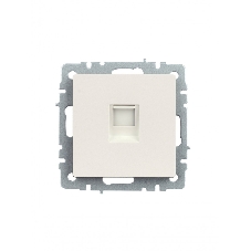 Розетка компьютерная IEK BRITE РК10-БрЖ RJ45 кат.5E жемчуг