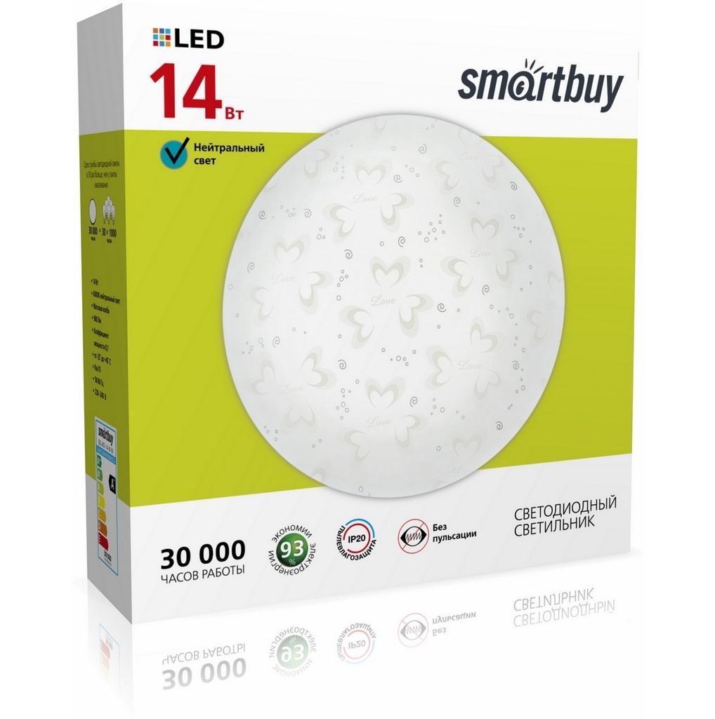 Светильник Smartbuy (SBL-MD-14-W-6K) 14W/6000К