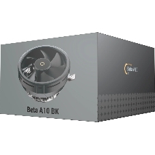 Кулер для процессора CPU Cooler Ocypus Beta A10 BK (75W, 3-pin, 67mm, Al, 1x124mm, 40CFM, 29.5dBA, 2000RPM, S: 1851/1700/115X/1200, AM5/AM4, black)