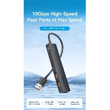 Концентратор Vention CHSBB, USB, USB Type-C/USB, USB
