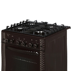 Плита газовая Gefest 6500-02 0045 коричневый, конфорок 4 шт, духовка 52 л, 60 см x 85 см x 60 см