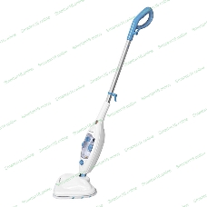 Паровая швабра Blackton Bt SM1114 White-blue, Мощность 1300 Вт, 2 в 1. Вертикальная и компактная, Резервуар для воды 300 мл, Время неприрывной работы до 20 минут, Быстрая и эффективная очистка всех типов полового покрытия: паркет, линолеум, плитка, Уничтожение до 99,9% бактерий и микробов, Поворотная щетка, 12 насадок в комплекте, Вертикальная парковка, Быстрый нагрева 20 секунд