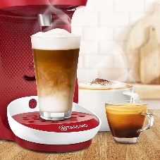 Кофемашина капсульная Bosch Tassimo TAS1006 Happy красный, исп. кофе - капсулы, 0.7 л, 1400 Вт.