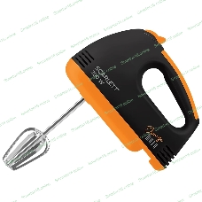 Миксер ручной Scarlett SC-HM40S20 300 Вт, черный/оранжевый