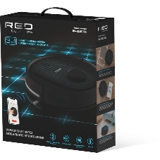Робот-пылесос Red Solution RV-RL6100S черный, 2600 мAч Li-Ion, уборка влажная/сухая, пылесборник контейнер 0,3 л