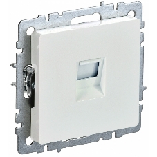 Розетка компьютерная IEK BRITE РК10-БрЖ RJ45 кат.5E жемчуг