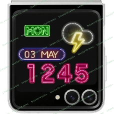 Чехол (клип-кейс) Samsung для Samsung Galaxy Z Flip6 Flipsuit Case Flip 6 (F741) прозрачный/прозрачный (EF-ZF741CTEGRU)