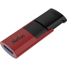 Флешка USB Netac U182 (replaced NT03U182N-016G-30RE), 16Gb, USB 3.2, R/W 70/30, красный/черный