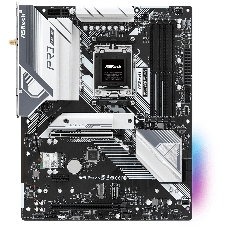 Материнская плата ASRock B650 Pro RS WiFi, AM5, AMD B650, 4xDDR5, 4xSATA, 3xM.2, 1xPCIe 4.0 x16, 1xPCIe 3.0 x16, 1xPCIe 3.0 x1, 1xHDMI, 1xDP, 1x2.5Gb LAN, Wi-Fi 6E, Bluetooth 5.2, 1xUSB-C 10Gbps, 2xUSB-A 5Gbps, 6xUSB-A 2.0, 3x3.5 мм, 7.1, ATX