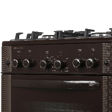 Плита газовая Gefest 6500-02 0045 коричневый, конфорок 4 шт, духовка 52 л, 60 см x 85 см x 60 см