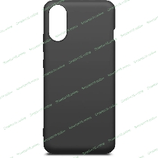 Чехол (клип-кейс) BORASCO Silicone Case для ZTE Blade A31 Plus черный (матовый)