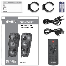 Мобильные колонки SVEN PS-720 2.0 черные