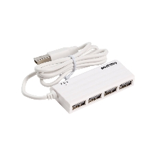 USB-концентратор Smartbuy SBHA-6810-W, USB 2.0, USB 4 порта, USB