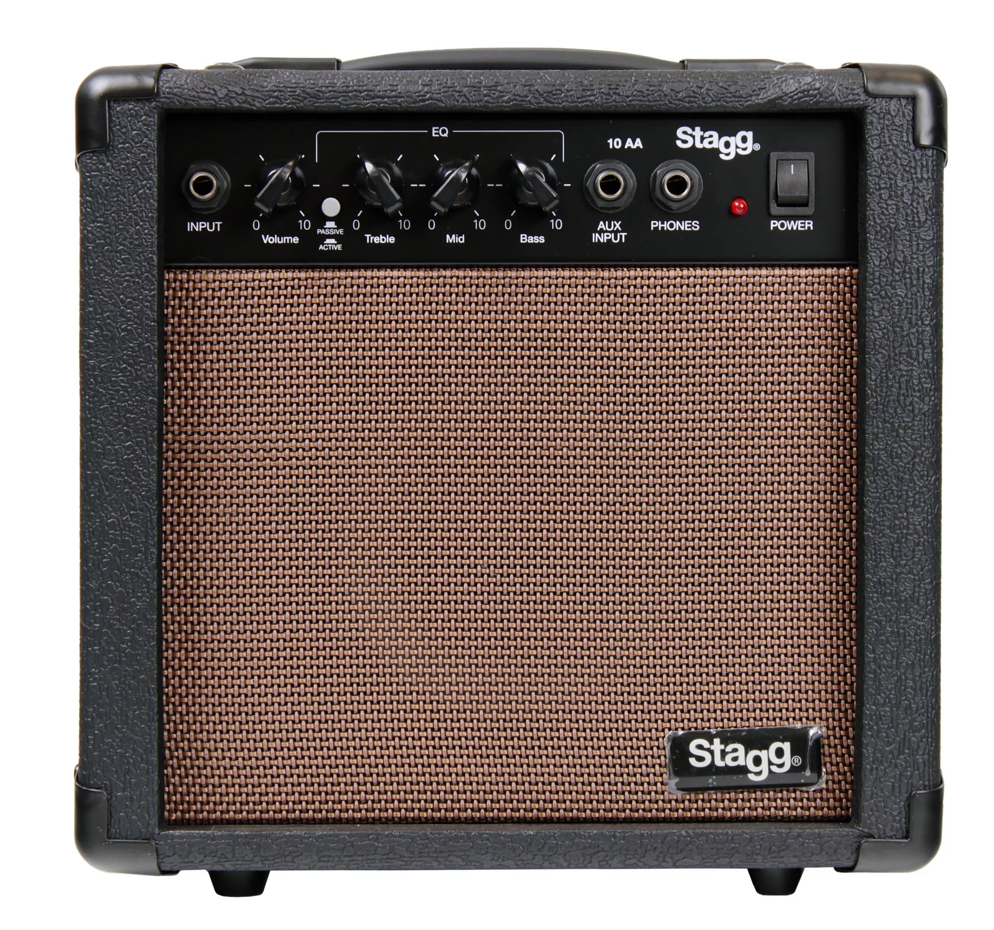 Комбо для электроакустической гитары STAGG 10 AA мощность 10 Вт RMS, динамик 6,5