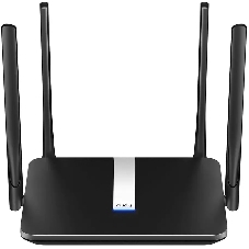 Роутер беспроводной Cudy LT500 AC1200 10/100BASE-TX/4G cat.4 черный
