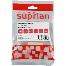 Адаптер Suprlan 10-0337-1, проходн. Keystone RJ45 кат.5E UTP, бежевый