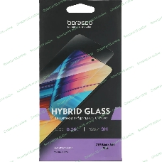 Защитное стекло для экрана BoraSCO Hybrid Glass для ZTE Blade A31 Plus антиблик, 71 х 153 мм, 2.5D, прозрачный