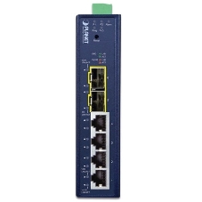 Коммутатор Planet IGS-4215-4T2S IP30 Industrial L2/L4 4-Port 10/100/1000T + 2-Port 100/1000X SFP Managed Switch (-40~75 degrees C, dual redundant power input on 9~48VDC/24VAC terminal block, supports ERPS Ring, CloudViewer app, MQTT and Cybersecurity feature)