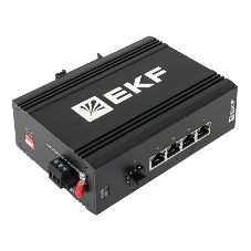 Коммутатор EKF TSX-U-1GX/SFP-4GTP, 4×1 Гбит/с PoE + 1×1 Гбит/с SFP, неуправляемый