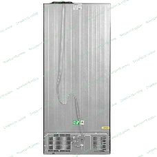 Холодильник Maunfeld MFF183NFBE черный трехкамерный 270/135л морозилка снизу, NoFrost, Side by Side