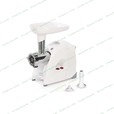 Мясорубка электрическая Аксион М641.01 белый, 2000 Вт, 3.0 кг/мин, реверс, защита от перегрузки, насадки - 4