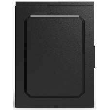 Компьютерный корпус CBR PCC-MATX-MX08-WPSU mATX Minitower MX08, без БП, 2*USB 2.0, HD Audio+Mic, черный