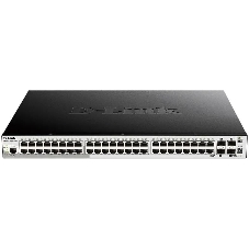 Коммутатор D-Link DGS-1510-52XMP/A2A, 48×1 Гбит/с + 4×10 Гбит/с SFP+, управляемый