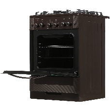 Плита газовая Gefest 6500-02 0045 коричневый, конфорок 4 шт, духовка 52 л, 60 см x 85 см x 60 см