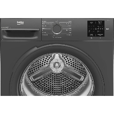 Сушильная машина Beko BM3T37220A черный, 7 кг, сушка - тепловой насос, программ - 15, 59.8 x 84.6 x 54.5 см