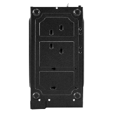 Компьютерный корпус Miditower ExeGate AA-443-UNS450 (ATX, БП UNS450 с вент. 12см, 2хUSB+HD Audio, черный)