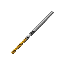 Сверло спиральное по металлу Denzel 3,2 x 65мм, Р6М5, Golden Tip, многогранная заточка, 2 шт.