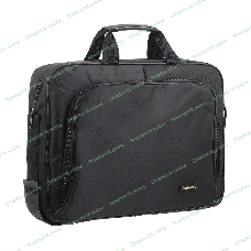 Сумка для ноутбука ExeGate EX264611RUS Office F1596 Black, черная, полиэстер, для ноутбуков до 15.6
