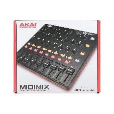 MIDI контроллер AKAI MIDIMIX 24 энкодера, 9 фейдеров, 8 кнопок Mute/Solo, 8 кнопок Rec Arm