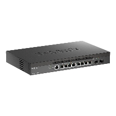 Коммутатор D-Link DXS-1210-10TS/B1A 8G 2SFP+, 8×1 Гбит/с + 2×10 Гбит/с SFP+, настраиваемый