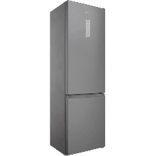 Холодильник Hotpoint HT 6200 S серебристый двухкамерный 240/83л морозилка снизу, No Frost