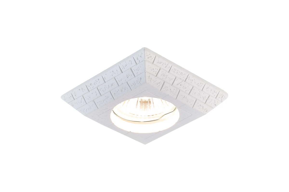 Точечный светодиодный светильник Ambrella Light белый гипс MR16 D2920 W