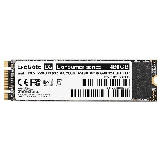 Накопитель SSD ExeGate Next KC2000TP480, 480Gb, M.2 2280, PCIe 3.0 x4, NVMe, R/W 1500/1100