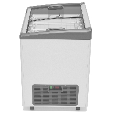 Морозильный ларь FROSTOR GELLAR FG 250 E, белый/серый, 240л, 2 корзины