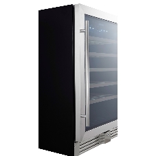 Винный шкаф встраиваемый Cellar Private CP051-1T серебристый, 136 л, 1 отсек, 51 бут.