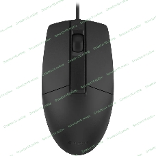 Мышь проводная A4Tech OP-335S черный, 1200 dpi, USB, кнопки - 3
