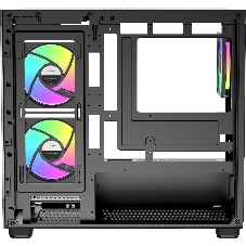 Компьютерный корпус Ocypus Gaммa C52 BK ARGB mATX/win/black/3 ARGB fans/no PSU/Tempered Glass
