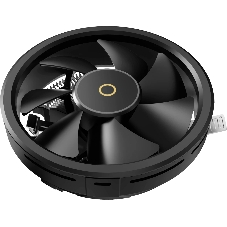 Кулер для процессора CPU Cooler Ocypus Beta A10 BK (75W, 3-pin, 67mm, Al, 1x124mm, 40CFM, 29.5dBA, 2000RPM, S: 1851/1700/115X/1200, AM5/AM4, black)
