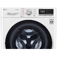 Стиральная машина LG F4V5RYP0W белая, загрузка фронтальная 10.5 кг, 1400 об/мин, класс A