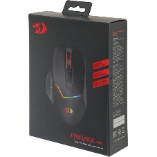 Мышь беспроводная Redragon Mirage Pro черный, 8000 dpi, радиоканал, USB, кнопки - 9