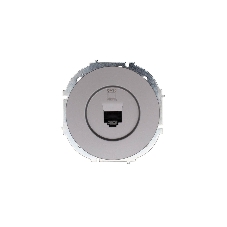 Розетка компьютерная СП OSEN RJ45 кат.6 механизм серый матовый LEZARD 743-7488-140